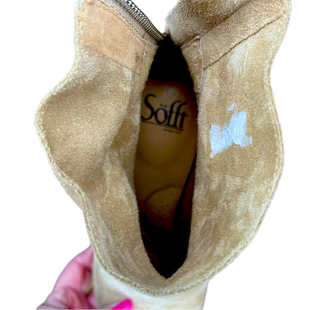 Sofft Annabell Suede Bootie Tan New in Box Size 7.5 - Picture 7 of 7